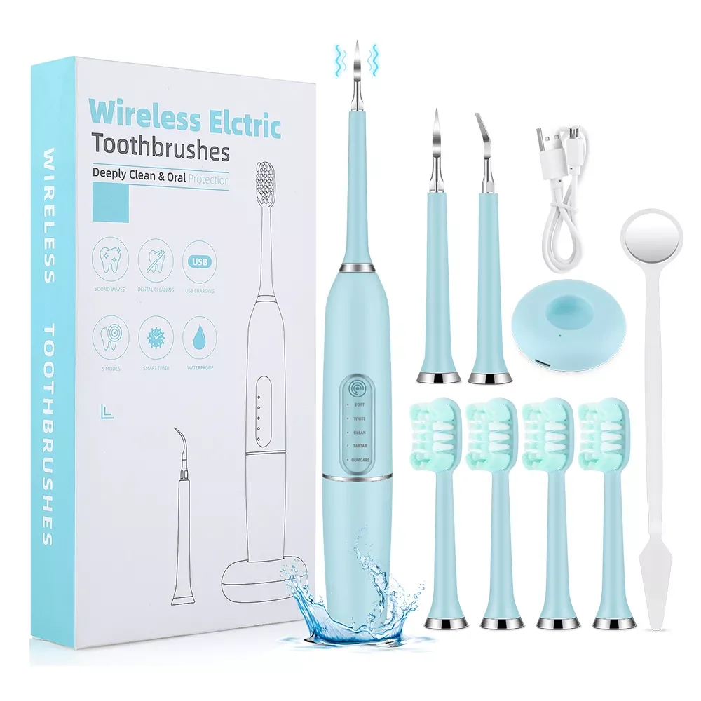 Electric Sonic Dental Calculus Scaler Oral Teeth Tartar Remover Plaque Stains Cleaner Removal Teeth Whitening Portable IPX7 New
Electric Sonic Dental Calculus Scaler Oral Teeth Tartar Remover Plaque Stains Cleaner Removal Teeth Whitening Portable IPX7 New