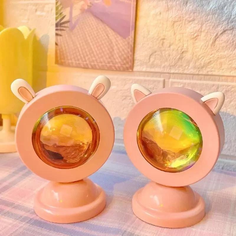 Sunset Lamp LED Atmosphere Rainbow Projection Lamp USB RGB Table Night Lamp for Bedroom Decoration Valentines Day Birthday Gift
Sunset Lamp LED Atmosphere Rainbow Projection Lamp USB RGB Table Night Lamp for Bedroom Decoration Valentines Day Birthday Gift