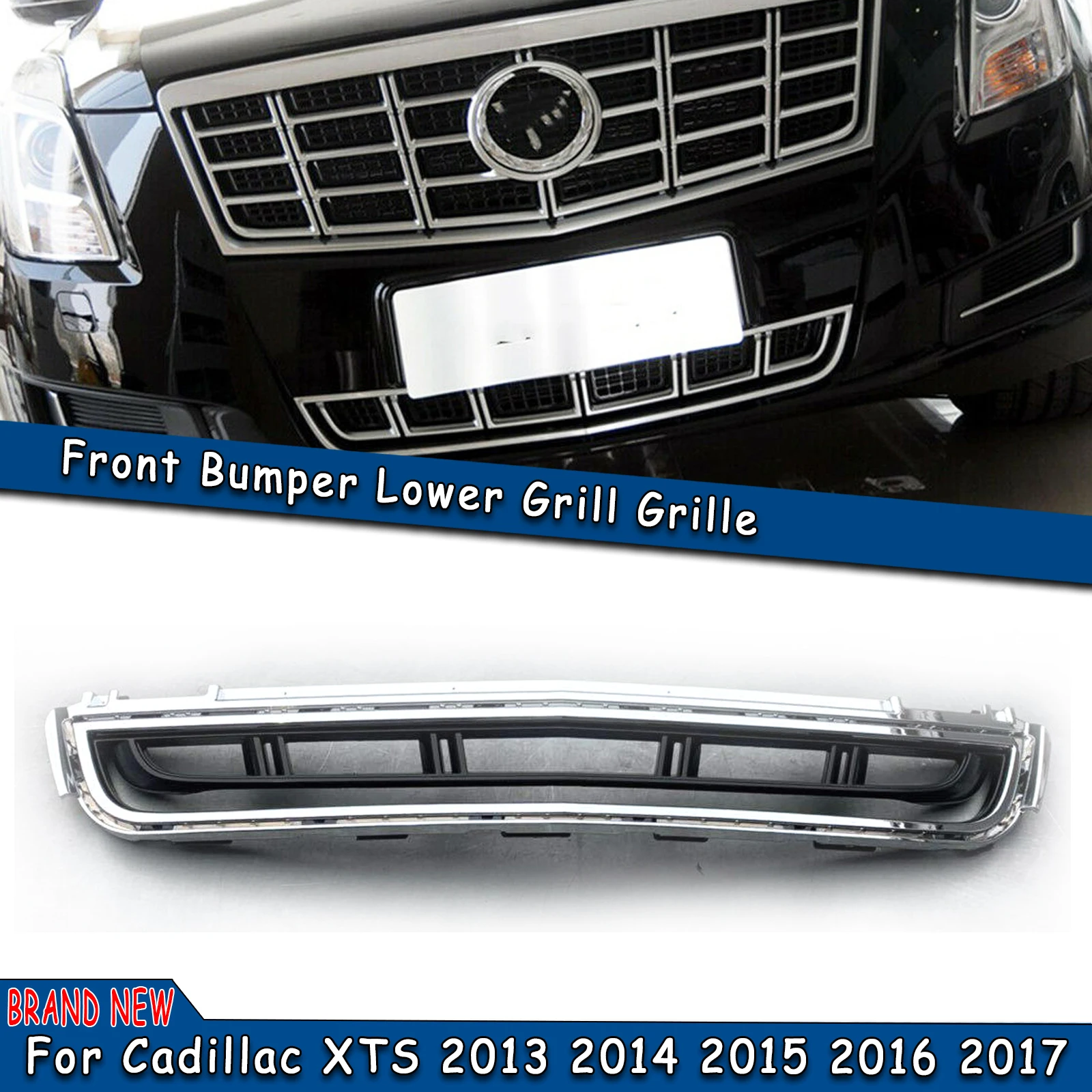 For Cadillac XTS 2013-2017 Front Grille Replacement Car Bumper Hood Mesh Air Vent Intake Trim Body Kit Grating Grid Lower Grill
For Cadillac XTS 2013-2017 Front Grille Replacement Car Bumper Hood Mesh Air Vent Intake Trim Body Kit Grating Grid Lower Grill