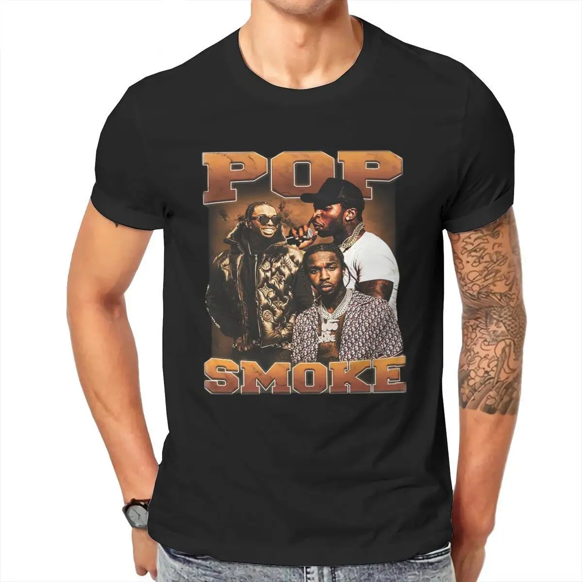 Pop Smoke T-Shirt for Men Rapper Streetwear Funny 100% Cotton Tees Crew Neck Short Sleeve T Shirts Birthday Gift Tops
Pop Smoke T-Shirt for Men Rapper Streetwear Funny 100% Cotton Tees Crew Neck Short Sleeve T Shirts Birthday Gift Tops