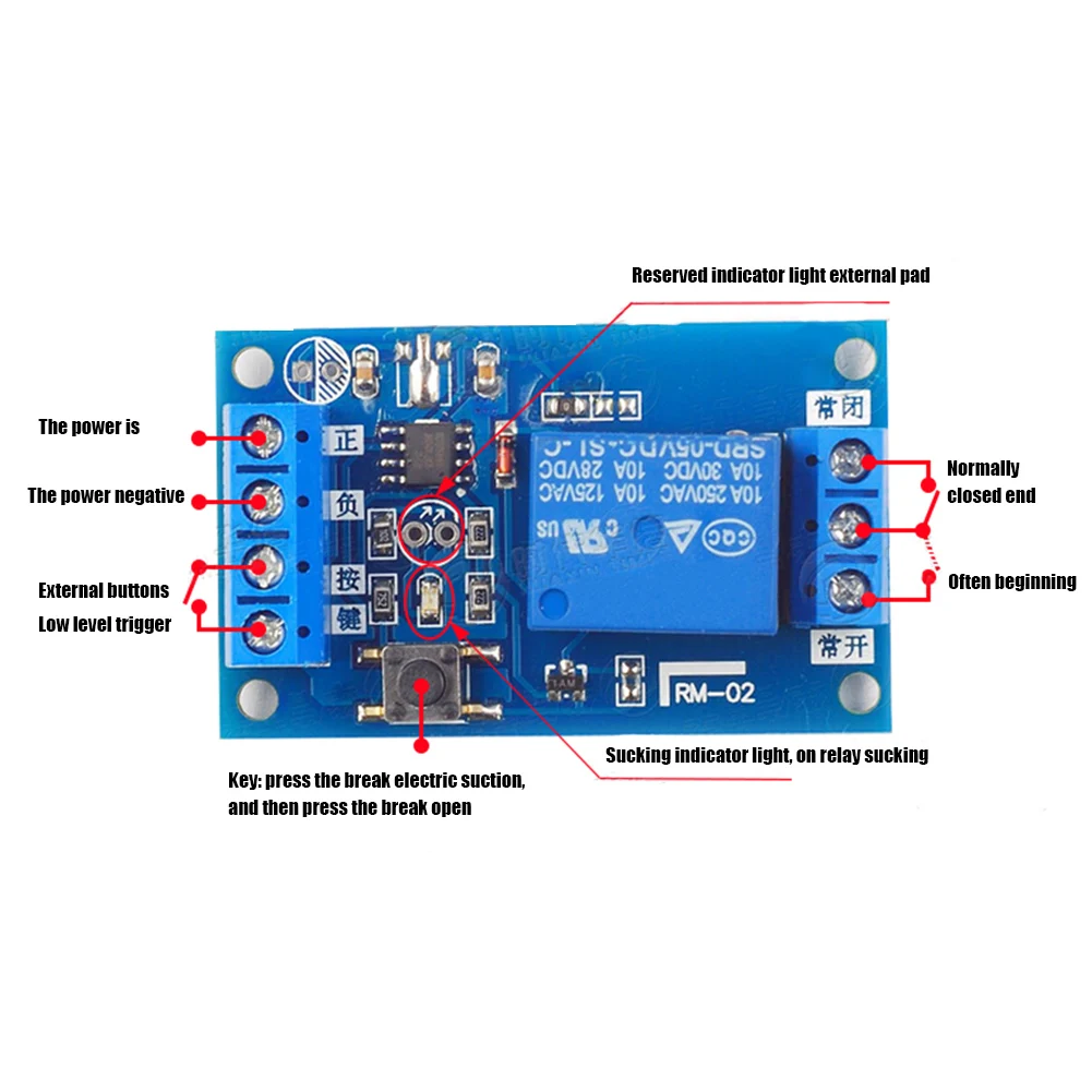 DC12V/5V Bistable Relay Module Car Modification Switch Start Stop Self-locking Relay Module With Optocoupler Relay Output
DC12V/5V Bistable Relay Module Car Modification Switch Start Stop Self-locking Relay Module With Optocoupler Relay Output