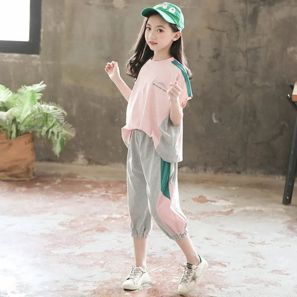 Letter Printed Toddler Girl Summer Clothes Summer Short Sleeve +Pant 2Pcs Set For 3 4 5 6 7 8 10 12 Yrs Girls Clothes Outfits
Letter Printed Toddler Girl Summer Clothes Summer Short Sleeve +Pant 2Pcs Set For 3 4 5 6 7 8 10 12 Yrs Girls Clothes Outfits