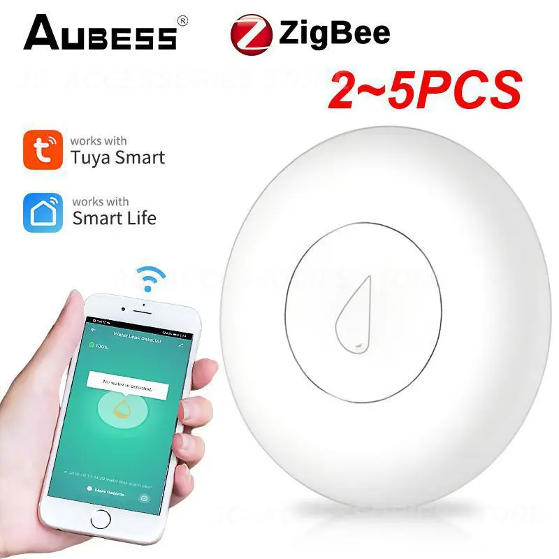 2 ~ 5 шт., датчик утечки воды Zigbee с резервуаром для воды
2 ~ 5 шт., датчик утечки воды Zigbee с резервуаром для воды