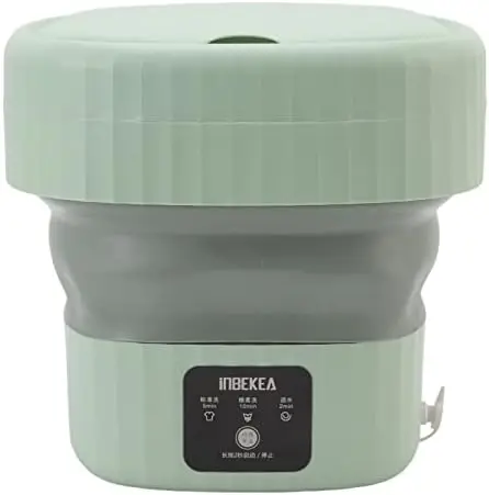 Folding Washing Machine, Simulation Hand Wash 100240V Portable Mini Washing Machine 6L Space Saving Self for Underwear (US Plug) 
Folding Washing Machine, Simulation Hand Wash 100240V Portable Mini Washing Machine 6L Space Saving Self for Underwear (US Plug)