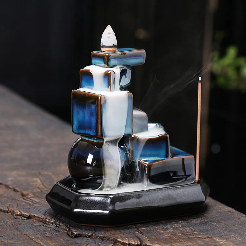 High Mountains And Flowing Incense Burner Home Decoration Reverse Flow Incense Thread Incense Censer Office Yoga Meditation Gift
High Mountains And Flowing Incense Burner Home Decoration Reverse Flow Incense Thread Incense Censer Office Yoga Meditation Gift