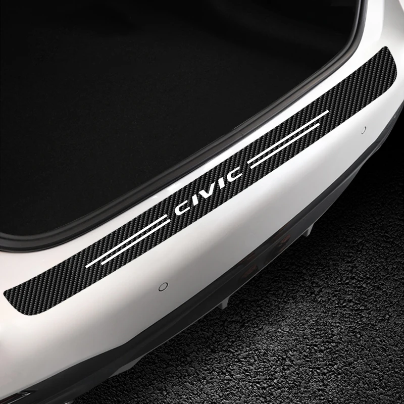 1 шт./комплект защитные наклейки на задний бампер для Honda Civic 2017 2018 |