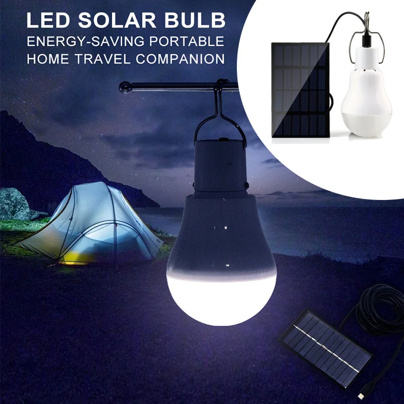 Portable Solar Power LED Bulb 15W 150LM Camping Light Charged Solar Energy Lamp Outdoor Lighting Camping Tent Hot Sale
Portable Solar Power LED Bulb 15W 150LM Camping Light Charged Solar Energy Lamp Outdoor Lighting Camping Tent Hot Sale