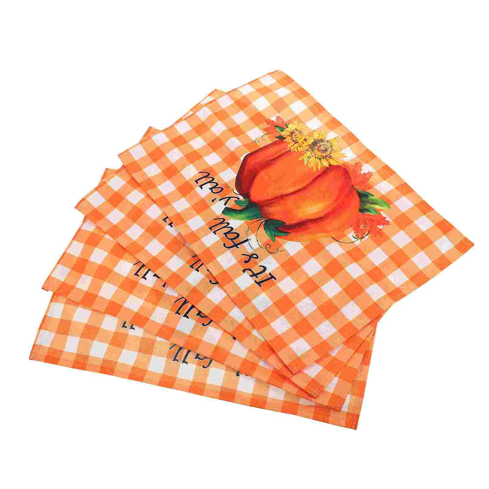 Table Placemat Pumpkin Placemats Fall Coaster Harvest Drinking Mug Coffee Coasters Cup Pads Pot Hot Bar Christmas Topper Mats
Table Placemat Pumpkin Placemats Fall Coaster Harvest Drinking Mug Coffee Coasters Cup Pads Pot Hot Bar Christmas Topper Mats