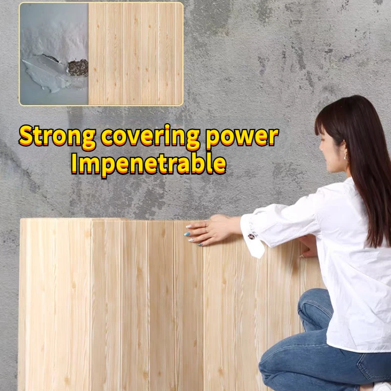 3D Wood Grain Roll Self-adhesive Brick Type Wall Stickers for Living Room Bedroom Kitchen XPE Foam Wallpaper DIY Home Decoration
3D Wood Grain Roll Self-adhesive Brick Type Wall Stickers for Living Room Bedroom Kitchen XPE Foam Wallpaper DIY Home Decoration