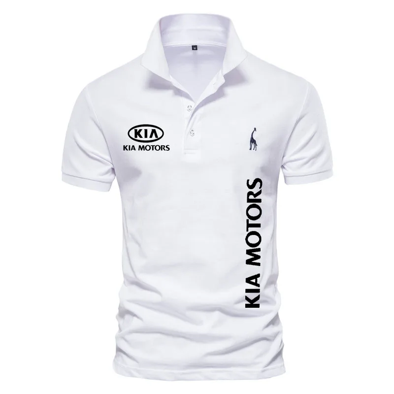 Casual solid color 100% Cotton Men's Golf Shirt Men's polo shirts Kia car logo print Summer Harajuku High Quality Men's T-Shirt
Casual solid color 100% Cotton Men's Golf Shirt Men's polo shirts Kia car logo print Summer Harajuku High Quality Men's T-Shirt