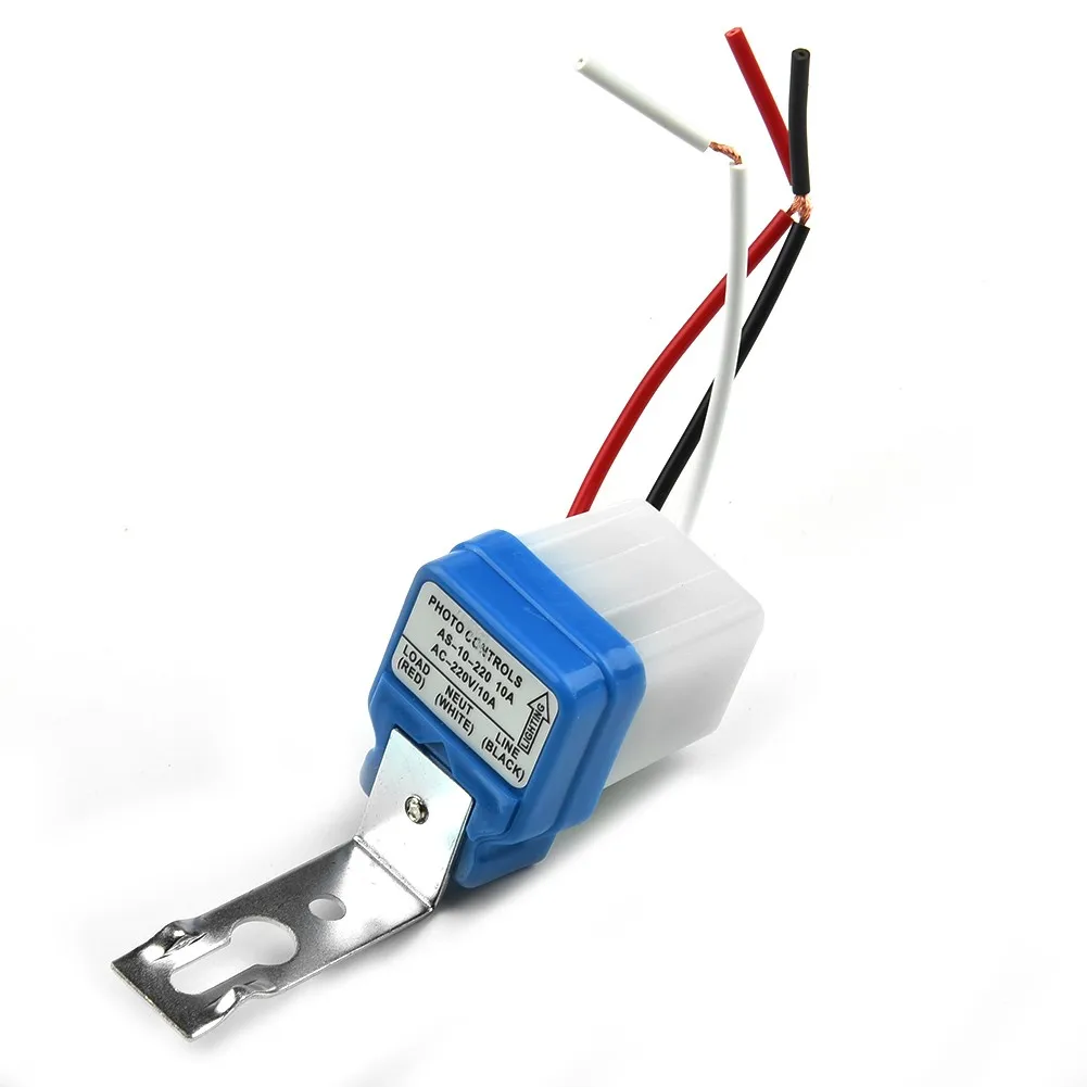 AC 220V 10A Automatic Street Light Switch Photo Controller Street Light Sensor For LED Lights, Energy Saving Lamps Etc
AC 220V 10A Automatic Street Light Switch Photo Controller Street Light Sensor For LED Lights, Energy Saving Lamps Etc