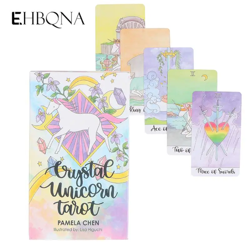 78Cards Единорог из горного хрусталя Tarot карты для судьбы гадания настольная игра Tarot и множество вариантов Таро PDF руководство
78Cards Единорог из горного хрусталя Tarot карты для судьбы гадания настольная игра Tarot и множество вариантов Таро PDF руководство
