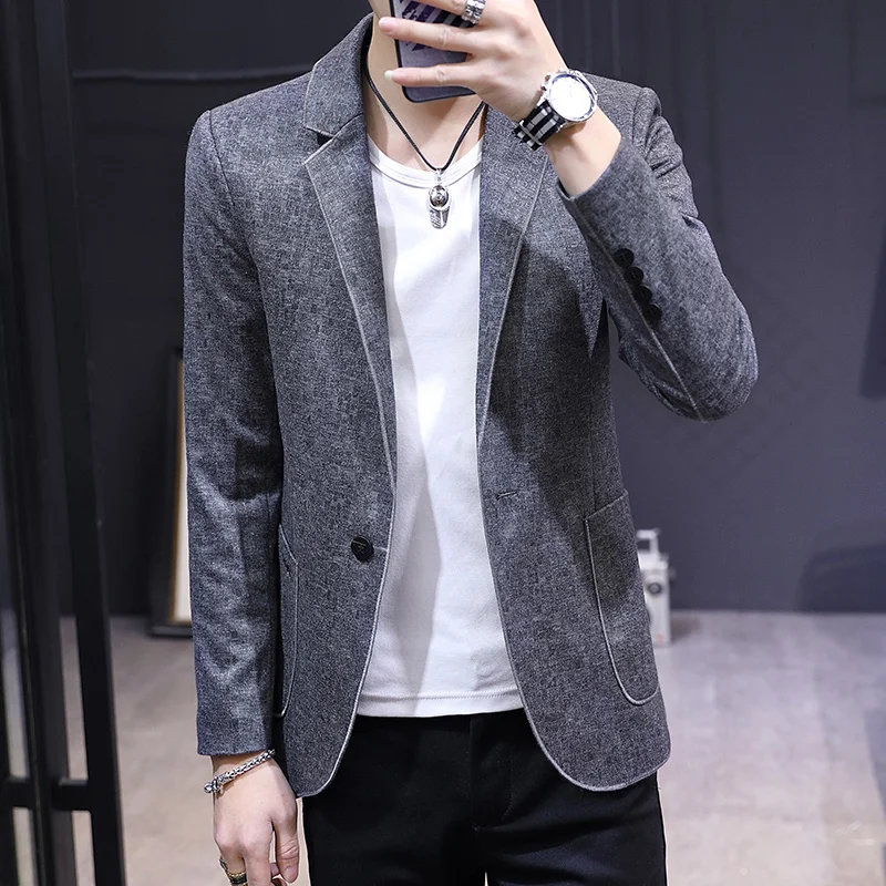 High Quality Blazer Men Italian Style Elegant and Fashionable High-end Minimalist Business Casual Gentleman Formal Fitting Coat
High Quality Blazer Men Italian Style Elegant and Fashionable High-end Minimalist Business Casual Gentleman Formal Fitting Coat