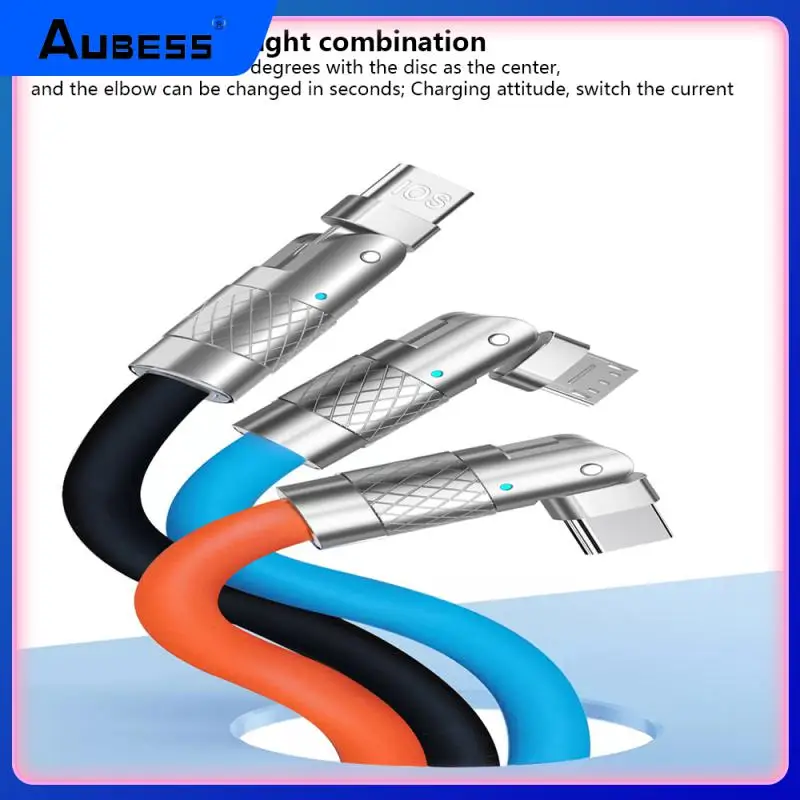 Universal 120w 3a Data Cable Usb-c Fast Charging Data Cable 180 Degree Rotating Charging Cable For Samsung Iphone
Universal 120w 3a Data Cable Usb-c Fast Charging Data Cable 180 Degree Rotating Charging Cable For Samsung Iphone