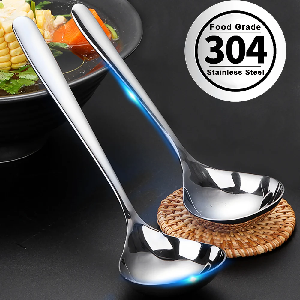 Stainless Steel Spoon Thickened Long Handle Soup Spoons For Hot Pot Scoops Colander Household Kitchen Tableware Cooking Supplies
Stainless Steel Spoon Thickened Long Handle Soup Spoons For Hot Pot Scoops Colander Household Kitchen Tableware Cooking Supplies