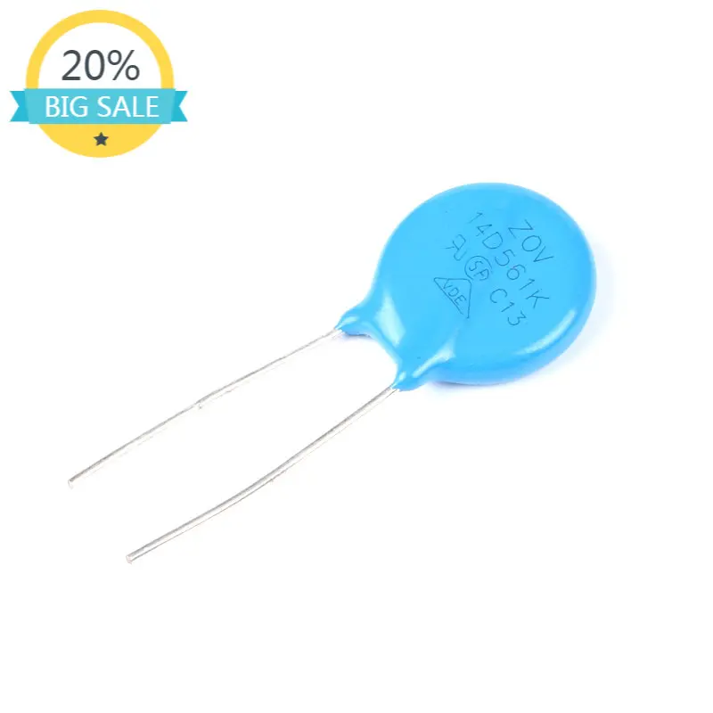 20pcs Varistors 14D561K 14D-561K 14D561 560V Metal Voltage Dependent Resistor VDR VSR
20pcs Varistors 14D561K 14D-561K 14D561 560V Metal Voltage Dependent Resistor VDR VSR