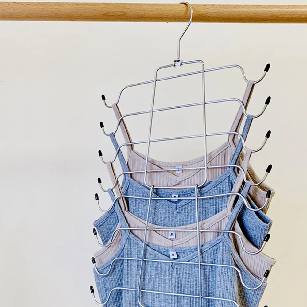 Multi Layer Underwear Storage Rack Support Frame Coat Hanger Foldable Design Traceless Multi-functional Space Saving Hangers
Multi Layer Underwear Storage Rack Support Frame Coat Hanger Foldable Design Traceless Multi-functional Space Saving Hangers