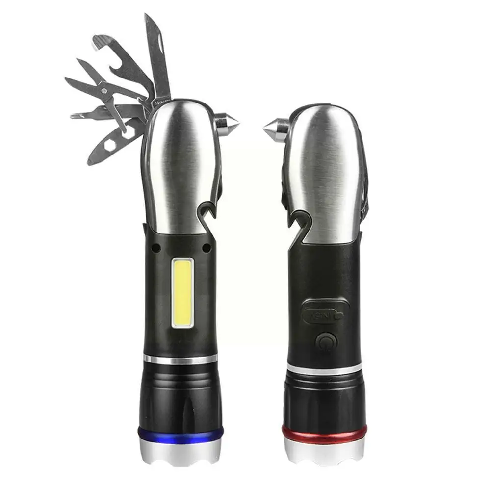 Уличный многофункциональный фонарик 8 в 1, аварийный молоток для бутылки, открывалка для полевого выхода, перезаряжаемые Usb-ножницы, безопас...
Уличный многофункциональный фонарик 8 в 1, аварийный молоток для бутылки, открывалка для полевого выхода, перезаряжаемые Usb-ножницы, безопас...