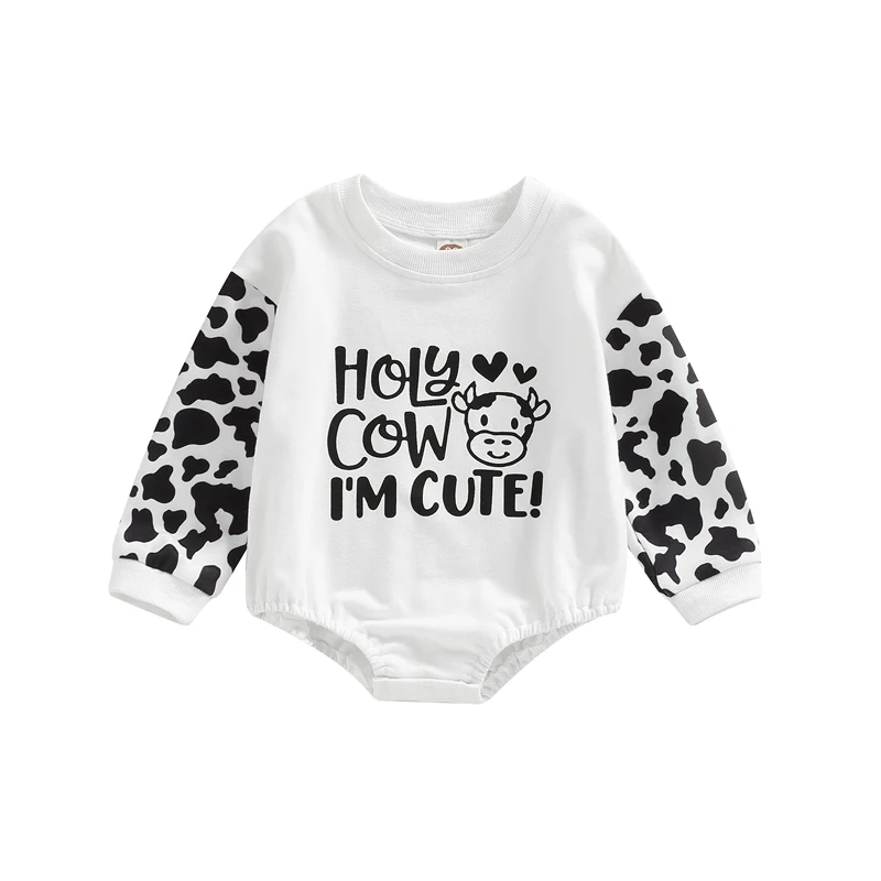 Baby Boy Girl Clothes Sweatshirt Romper Cow Oversized Bodysuit Fall Winter Baby Clothes
Baby Boy Girl Clothes Sweatshirt Romper Cow Oversized Bodysuit Fall Winter Baby Clothes