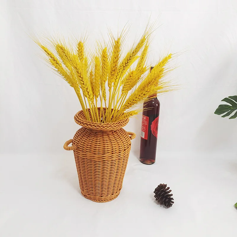 Flower Rattan Crafts Rattan Woven Vase Vintage Vase Tabletop Decoration Plants Flower Pot Faddish Home Gardening Supplies
Flower Rattan Crafts Rattan Woven Vase Vintage Vase Tabletop Decoration Plants Flower Pot Faddish Home Gardening Supplies
