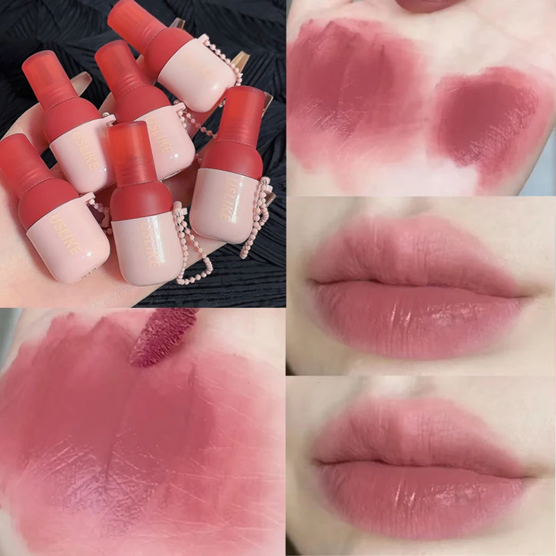 6 Colors Matte Lip Gloss Waterproof Lasting Nude Red Velvet Cute Bottle Lip Glaze Non-Stick Cup Liquid Lipstick Makeup Cosmetic
6 Colors Matte Lip Gloss Waterproof Lasting Nude Red Velvet Cute Bottle Lip Glaze Non-Stick Cup Liquid Lipstick Makeup Cosmetic