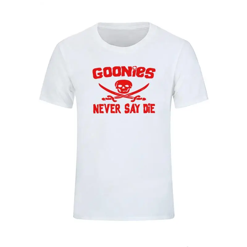 

NEUE Goonies Nie Sagen Sterben T Shirts Männer Baumwolle O Neck Mann Kurzarm T-shirt T-shirt Sommer Mens Tees Plus größe