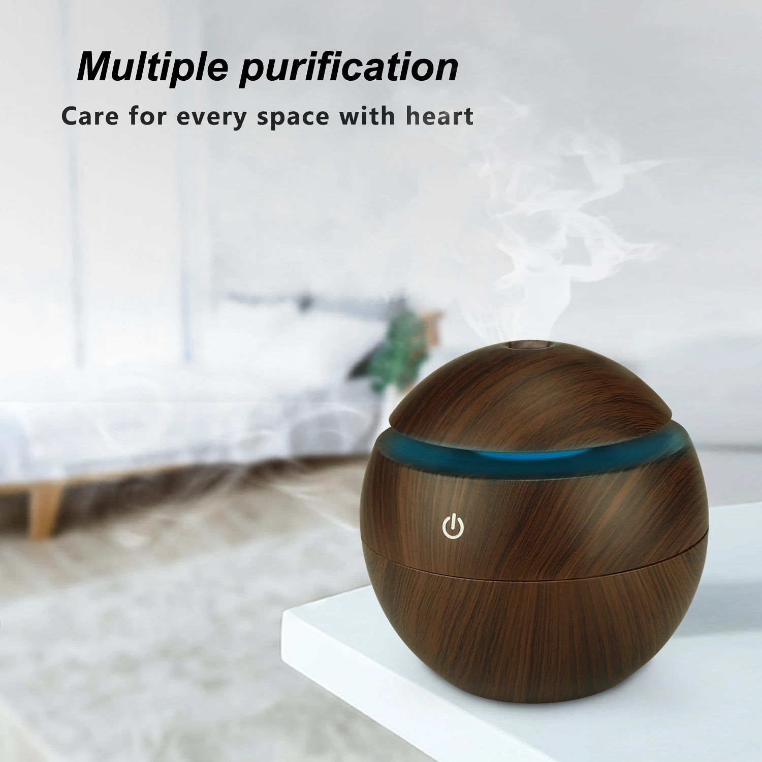 Small Air Humidifier USB Aroma Diffuser Wood Grain LED Night Light Electric Essential Oil Purifier Aromatherapy Home for Car
Small Air Humidifier USB Aroma Diffuser Wood Grain LED Night Light Electric Essential Oil Purifier Aromatherapy Home for Car