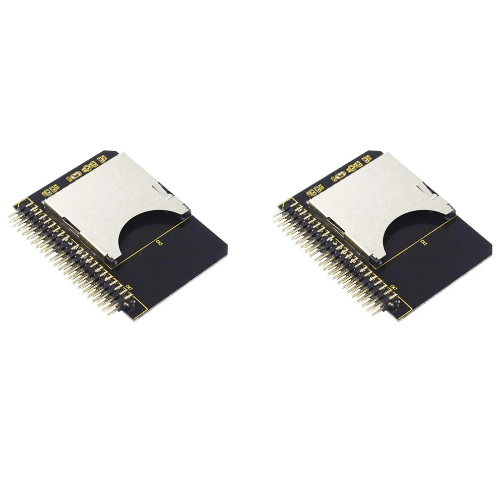 

2Pcs IDE SD Adapter SD to 2.5 IDE 44 Pin Adapter Card 44Pin Male Converter SDHC/SDXC/MMC Memory Card Adapter for