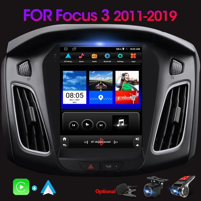 Экран в стиле Tesla для Ford Focus 3 Mk 3 2011-2019, автомобильное радио, мультимедийный плеер, автомобильная интеллектуальная система Carplay, Android, авто
Экран в стиле Tesla для Ford Focus 3 Mk 3 2011-2019, автомобильное радио, мультимедийный плеер, автомобильная интеллектуальная система Carplay, Android, авто