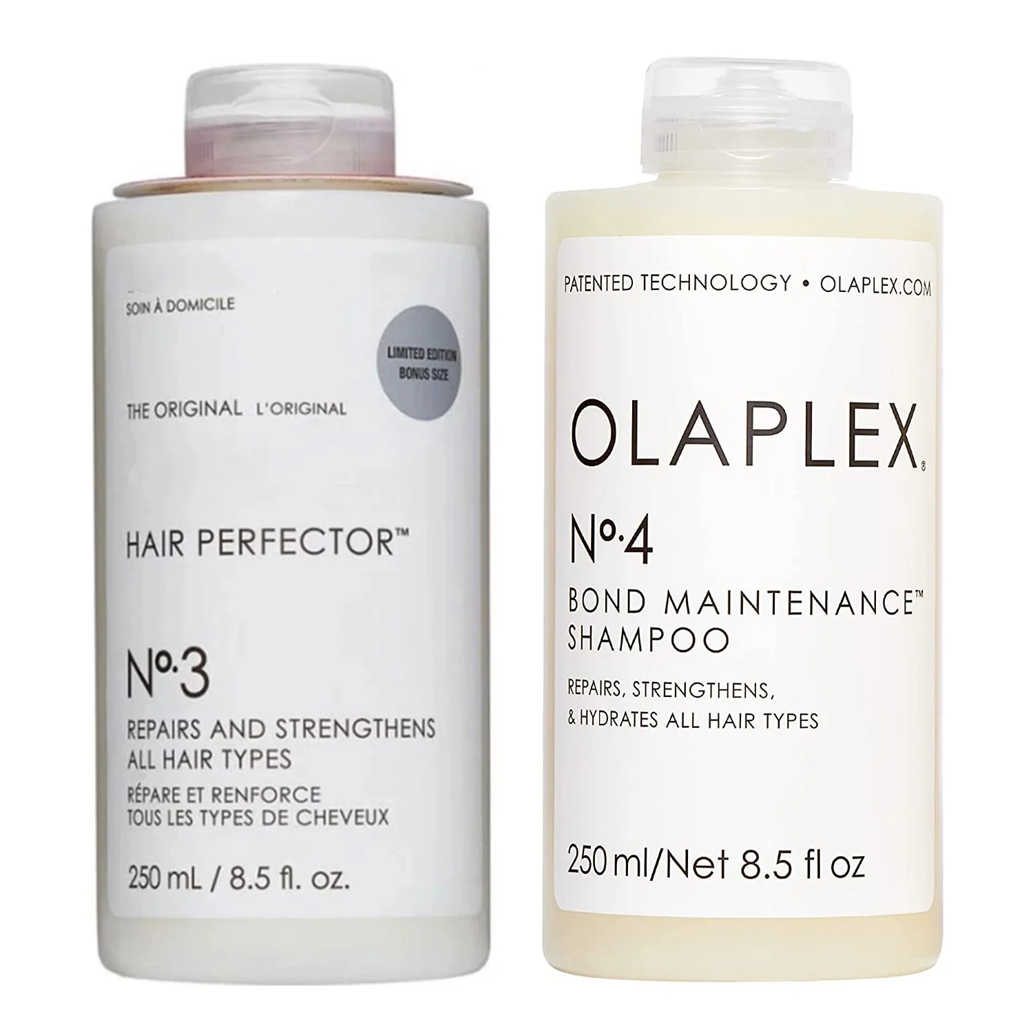 

2Pcs Olaplex No 3 Hair Perfector And No 4 Bond Maintenance Shampoo Repairs Strengthens All Hair Types No.3/4/5/4P/4C 250ML