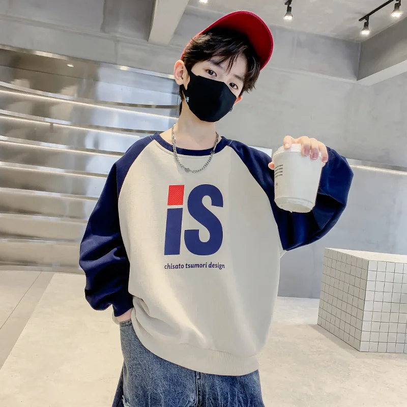2023 Spring Boys Pullover Long Sleeve Tops for Kids Teenager Sweatshirts Letter Fashion 4-14y Children School Sweater Clothes
2023 Spring Boys Pullover Long Sleeve Tops for Kids Teenager Sweatshirts Letter Fashion 4-14y Children School Sweater Clothes