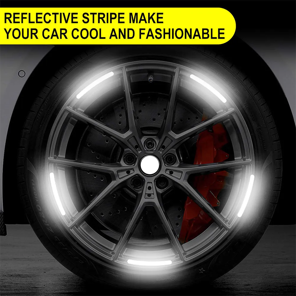 20*Reflective Car Wheel Rim Decal Sticker For Car Motorcycle Bike Nano Tape Walking At Night Warning Auto Accessories
20*Reflective Car Wheel Rim Decal Sticker For Car Motorcycle Bike Nano Tape Walking At Night Warning Auto Accessories
