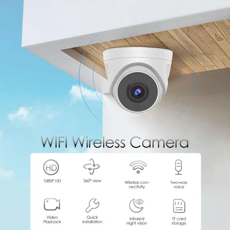 Vi365 WiFi Camera HD 1080P IP Camera Wi Fi Indoor Surveillance Video Home Security Camera Wireless Wi-Fi 3.6mm Dome Camara
Vi365 WiFi Camera HD 1080P IP Camera Wi Fi Indoor Surveillance Video Home Security Camera Wireless Wi-Fi 3.6mm Dome Camara
