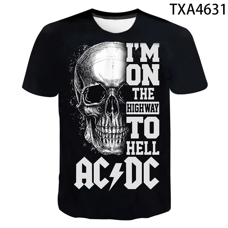 European and American trend band AC DC-3D printed men's women's T-shirt summer super comfortable breathable casual top
European and American trend band AC DC-3D printed men's women's T-shirt summer super comfortable breathable casual top