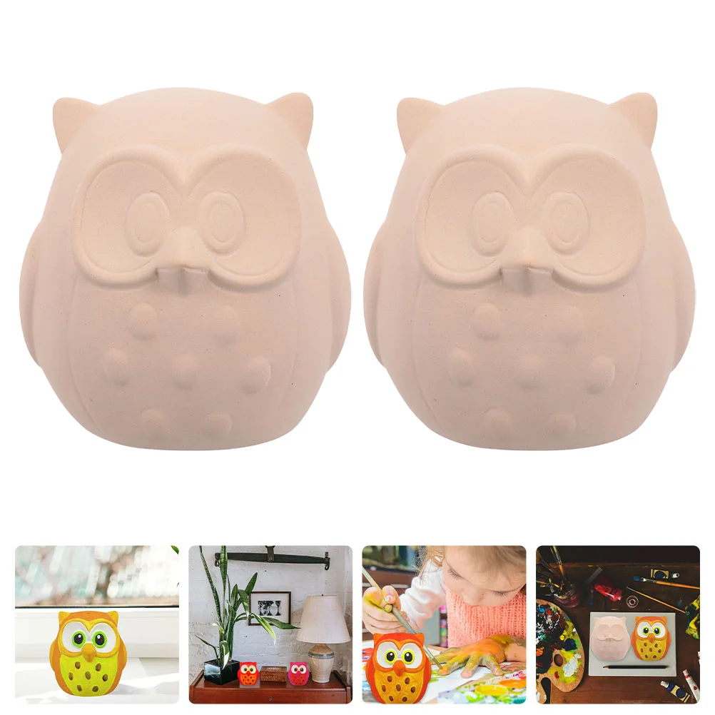 Пустые керамические цветочные вазы в форме совы, настольные фотографические горшки для дома, 2 шт. 
Пустые керамические цветочные вазы в форме совы, настольные фотографические горшки для дома, 2 шт.