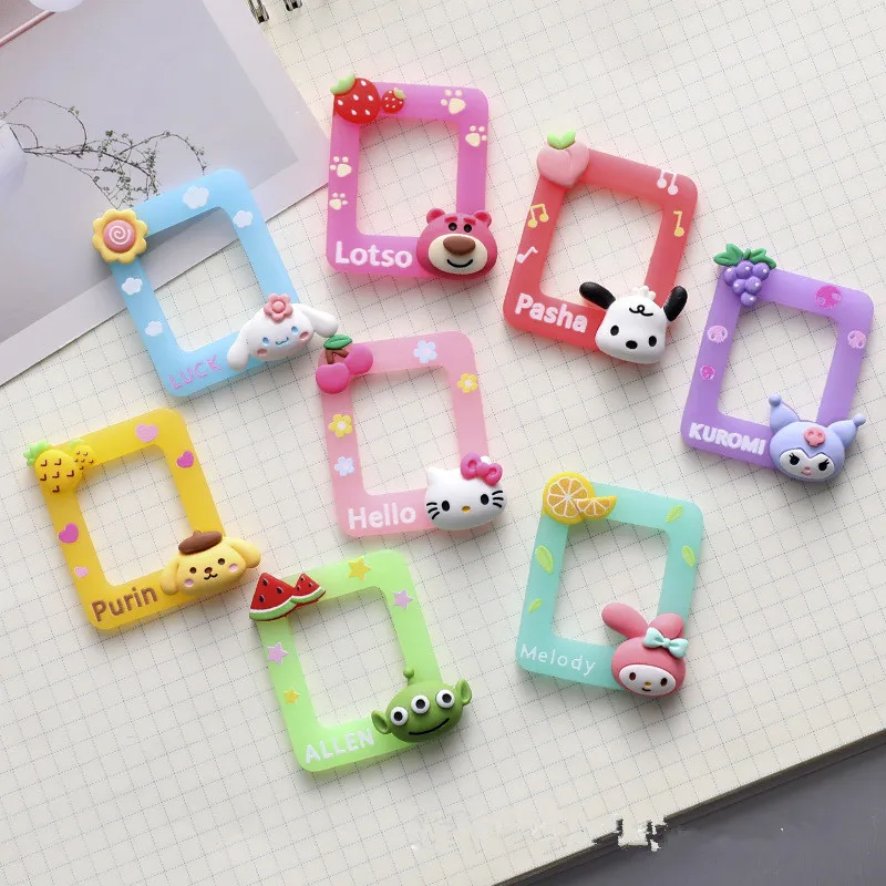 8 шт., горячая Распродажа, мультяшная полимерная фоторамка, серия «сделай сам», телефонная наклейка, наушники, аксессуары из полимерной смол...