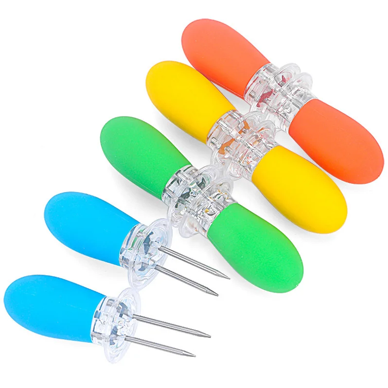 TPR handle stainless steel corn needle bbq barbecue corn fork corn skewer barbecue tool accessories
TPR handle stainless steel corn needle bbq barbecue corn fork corn skewer barbecue tool accessories