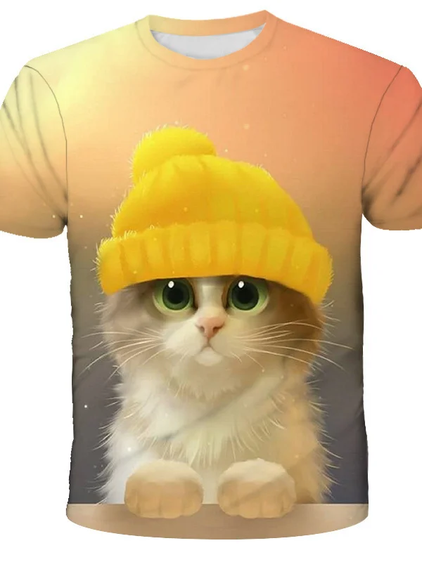 2021new 3d kawaii cat male and female casual t-shirt fashion trend youth short sleeve comfortable o-neck oversized shirt
2021new 3d kawaii cat male and female casual t-shirt fashion trend youth short sleeve comfortable o-neck oversized shirt