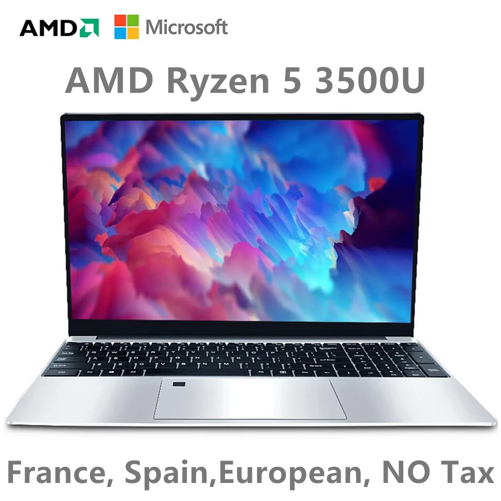 Портативный игровой ноутбук AMD Ryzen 5 3500U металлический с максимальной ОЗУ 36 Гб ПЗУ