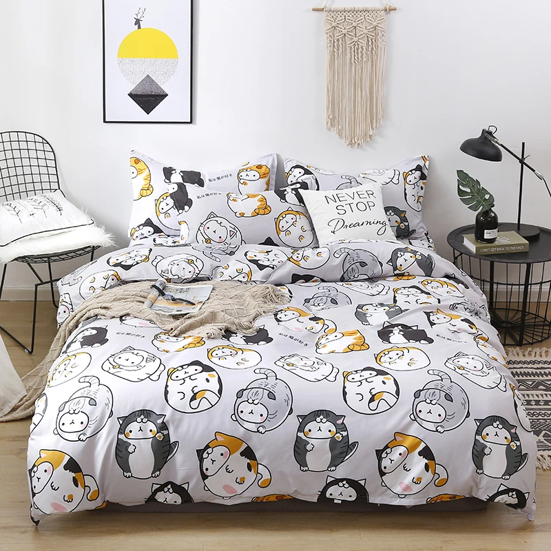 cartoon cat duvet cover pillowcase 3pcs 220x240,200x200,child quilt cover blanket cover 135x200 ,single double king size bedding
cartoon cat duvet cover pillowcase 3pcs 220x240,200x200,child quilt cover blanket cover 135x200 ,single double king size bedding