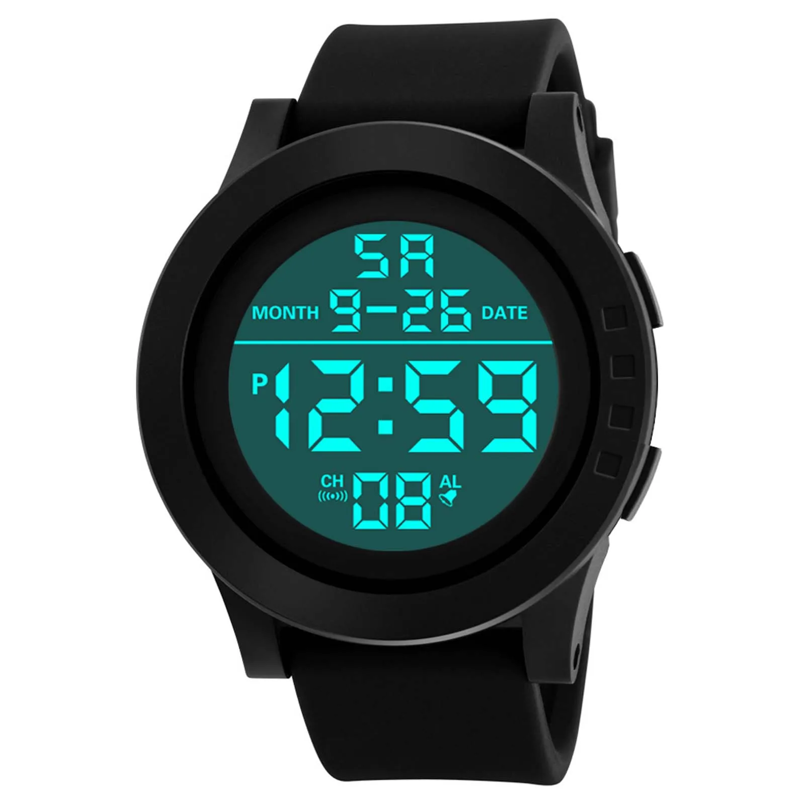 Fashion New Brand HONHX Water Resistant Watch Men's Boy LCD Digital Stopwatch Date Rubber Sport Wrist Watch Zegarek Damski
Fashion New Brand HONHX Water Resistant Watch Men's Boy LCD Digital Stopwatch Date Rubber Sport Wrist Watch Zegarek Damski