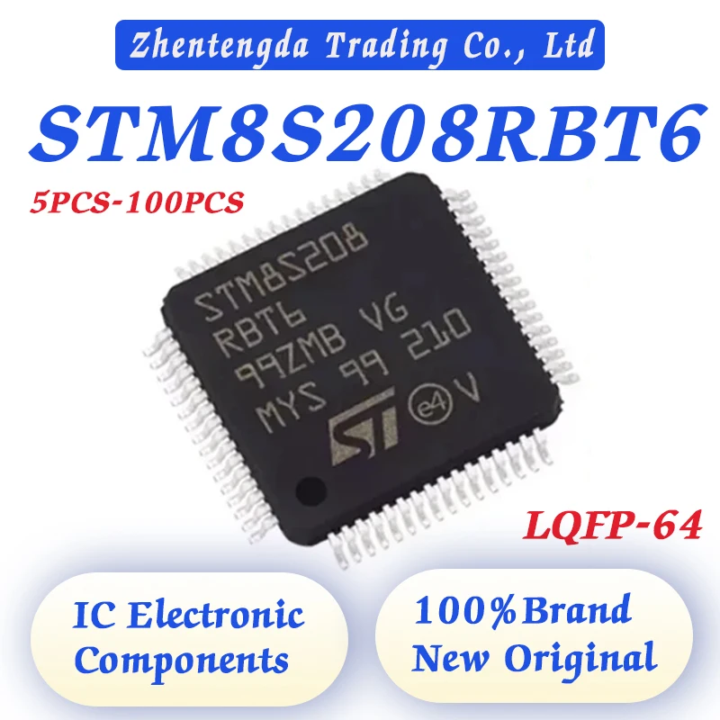 5-100PCS STM8S208RBT6 STM8S208RB STM8S208R STM8S208 STM8S STM8 STM IC MCU Chip LQFP-64
5-100PCS STM8S208RBT6 STM8S208RB STM8S208R STM8S208 STM8S STM8 STM IC MCU Chip LQFP-64