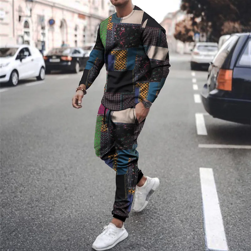 2022 Spring and Autumn Men's Suit 3D Personalized Creative Printing Fashion Hip-hop Street Casual Loose Men's Sports 2-piece Set
2022 Spring and Autumn Men's Suit 3D Personalized Creative Printing Fashion Hip-hop Street Casual Loose Men's Sports 2-piece Set