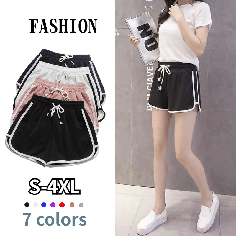 

Summer Sports Shorts for Women Loose Fitting Triple Pants Yoga Shorts Casual Fitness Lady Leggings Seamless Breathable Homewear
