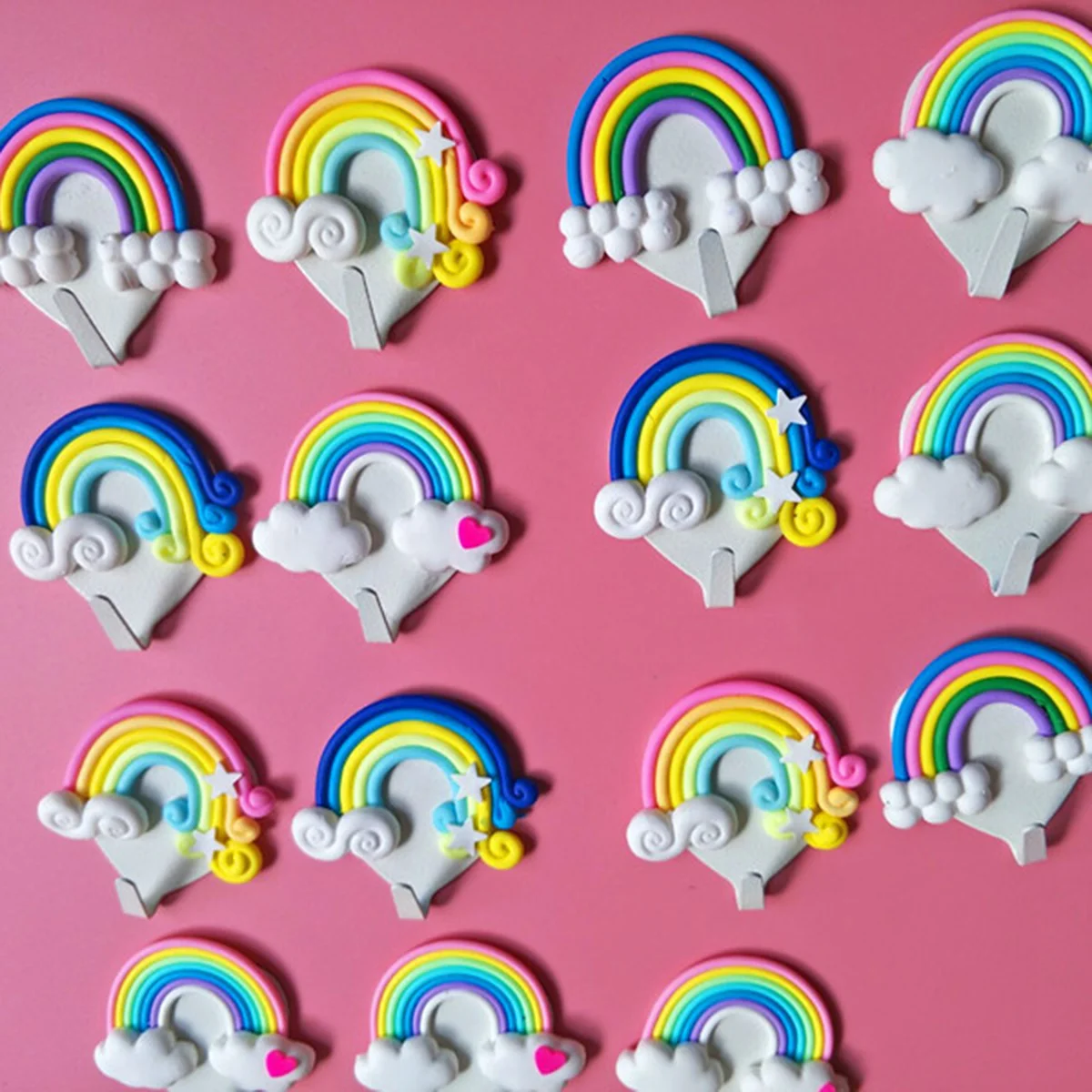 10pcs Rainbow Clouds Star Wall Hooks Cartoon Towel Hooks Door Clothes Hangers Wall Hat Organizer Sundries Rack Hooks for
10pcs Rainbow Clouds Star Wall Hooks Cartoon Towel Hooks Door Clothes Hangers Wall Hat Organizer Sundries Rack Hooks for