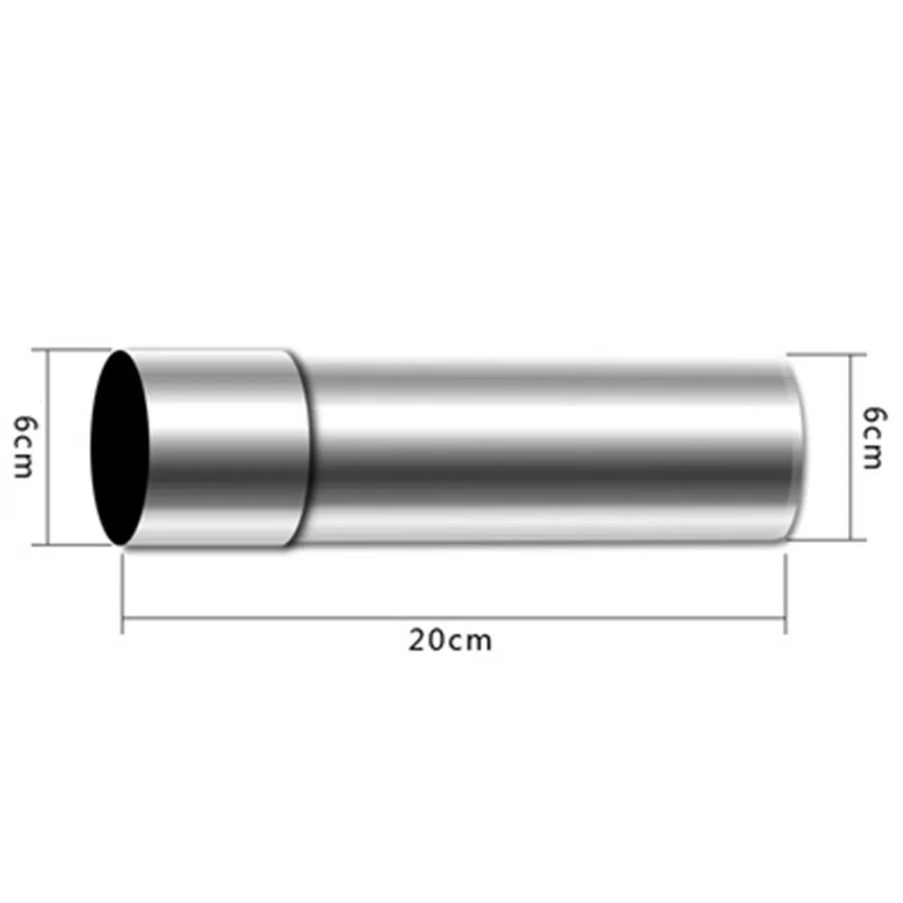 20/30/40cm Stove Pipe 20cm/30cm/40cm Chimney Flue Liner Silver 1pc 2.3in 20-40cm Practical Professional Durable
20/30/40cm Stove Pipe 20cm/30cm/40cm Chimney Flue Liner Silver 1pc 2.3in 20-40cm Practical Professional Durable