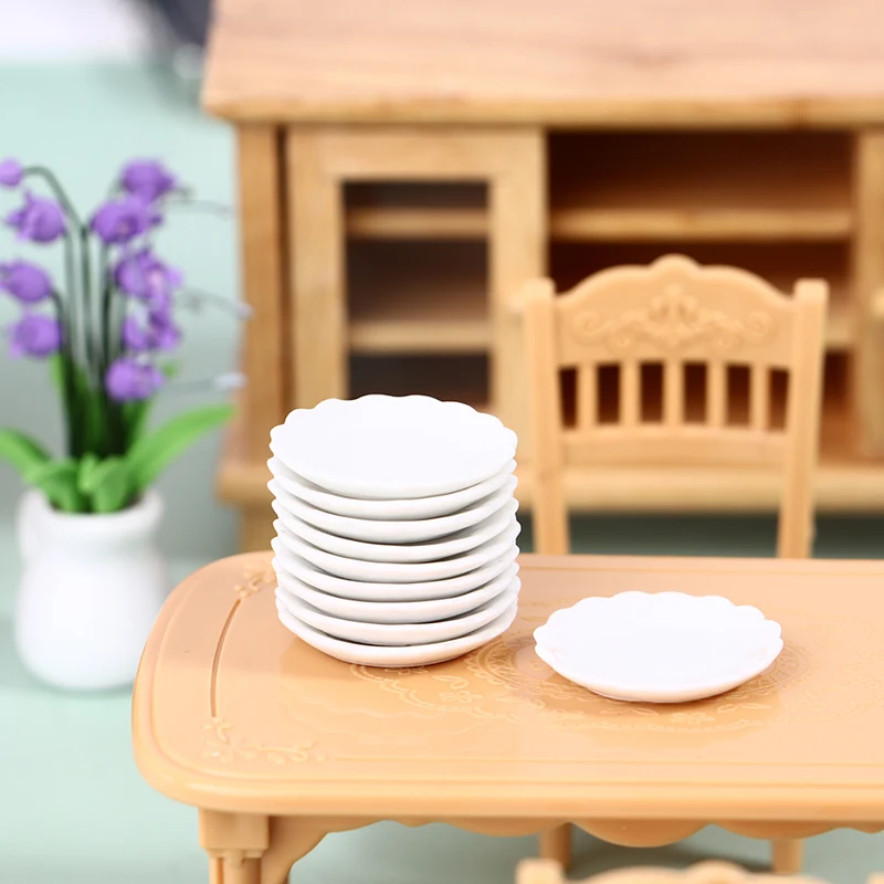 2Pcs 1:12 Dollhouse Miniature Ceramic Plate Dessert Lace Dish Tableware Kitchen Accessories Kids Pretend Play Toy doll house
2Pcs 1:12 Dollhouse Miniature Ceramic Plate Dessert Lace Dish Tableware Kitchen Accessories Kids Pretend Play Toy doll house