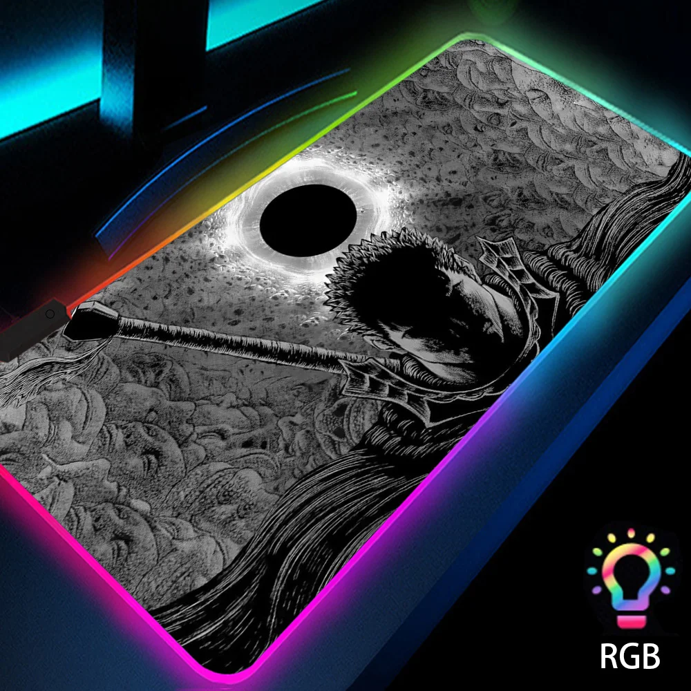 Berserk фигурка аниме светодиодная Rgb большая подсветка геймерская клавиатура Коврик для мыши 900x400 ПК крутые вещи для рабочего стола аксессуары
Berserk фигурка аниме светодиодная Rgb большая подсветка геймерская клавиатура Коврик для мыши 900x400 ПК крутые вещи для рабочего стола аксессуары