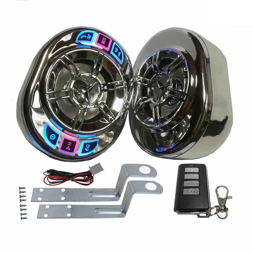 Motorcycle Stereo Speakers 3.5 Inch Bluetooth MP3 Player Waterproof FM Audio for Motor Scooter Bike ATV UTV
Motorcycle Stereo Speakers 3.5 Inch Bluetooth MP3 Player Waterproof FM Audio for Motor Scooter Bike ATV UTV