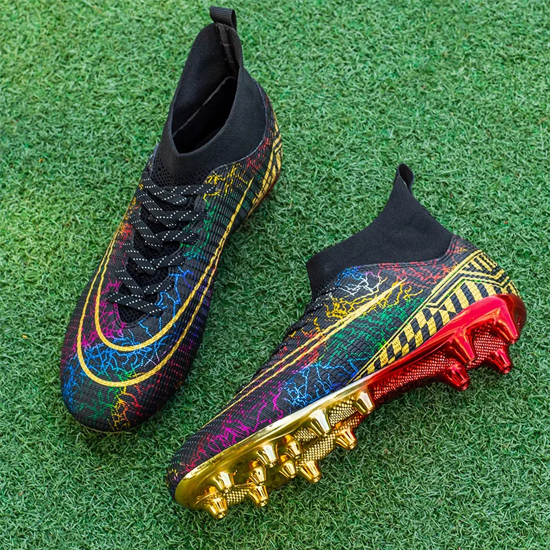 Profession Football Boots High-end New Ag/TF Men Soceer Shoes Children Cleats Sneaker Kids Outdoor Training Competition Footwear
Profession Football Boots High-end New Ag/TF Men Soceer Shoes Children Cleats Sneaker Kids Outdoor Training Competition Footwear